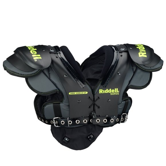 Riddell Surge Youth Shoulder Pad Small Black/Volt